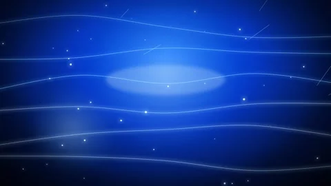 Blue Futuristic Motion Light Trails Background 库存影片 344377033