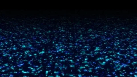 Blue futuristic stream Data Communication, digital technologic animation Stock Footage 288110732