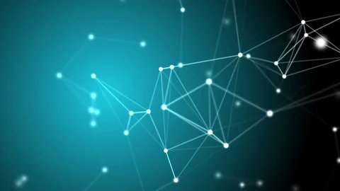 Blue futuristic technology abstract background Video stock 78542578