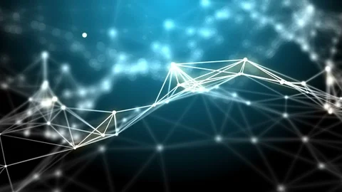 Blue futuristic technology abstract background Stock Footage 87278169