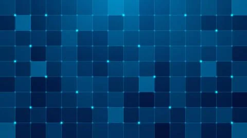 Blue futuristic VR HUD interface grid Stock Illustration