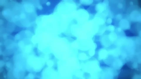 Blue Fuzzy Soapy Bubbles Abstract Background Loop 2 Stock Footage 45187010