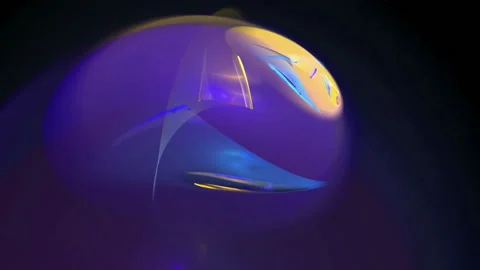 Blue galaxy ball abstract loop motion background Stock Footage 91144656