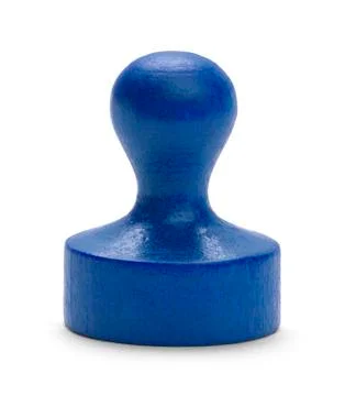 Blue Game Piece Side Stock Photos