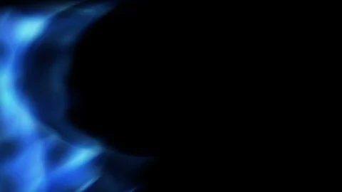 Blue gas undulates Stock Footage 85670178