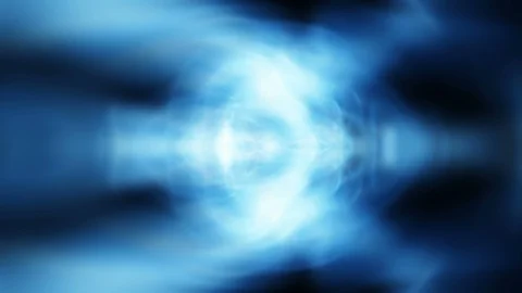 Blue gas undulates Stock Footage 85670707