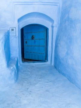 The blue gate Stock Photos