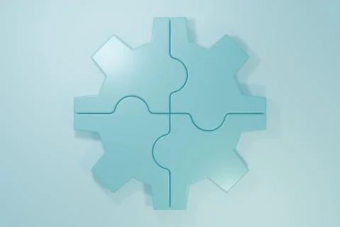 Blue Gear icon isolated on blue background. Cogwheel gear settings sign. Co.. Stock Illustration