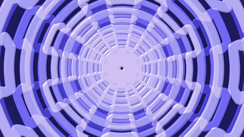 Blue Gear Shape Zoom Video stock 100386983