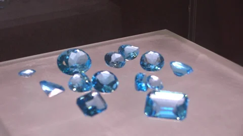 Blue gems 스톡 동영상 34651494