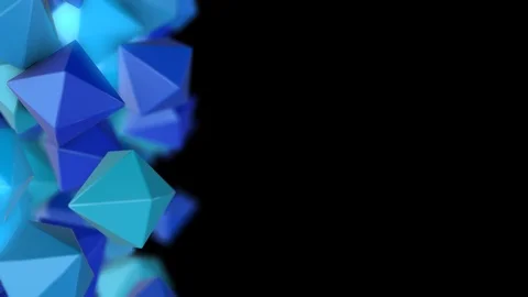 Blue Gems Transition Stock Footage 100531777