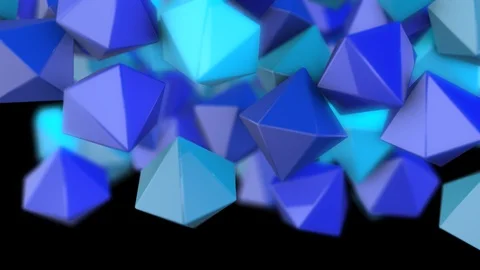 Blue Gems Transition Stock Footage 100531809