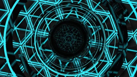 Blue generative 01 動画素材 172197866