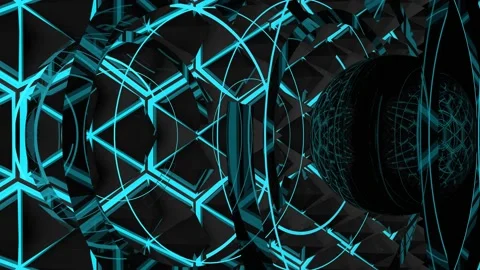 Blue generative 03 動画素材 172197881