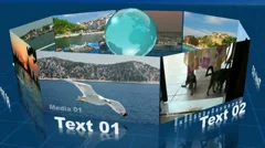 Blue Generic Tourism and Travel Concept Stock After Effects
