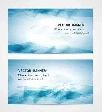 Blue geometric abstract background Stock Illustration