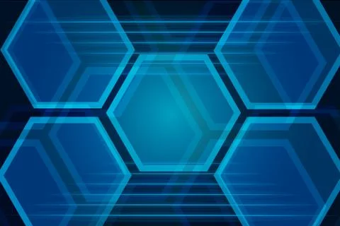 Blue geometric abstract background Stock-Illustration