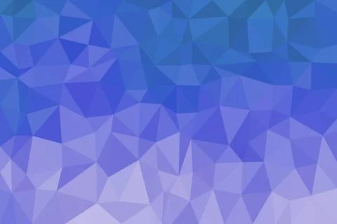 Blue geometric abstract background with polygon shapes Stock Illustration
