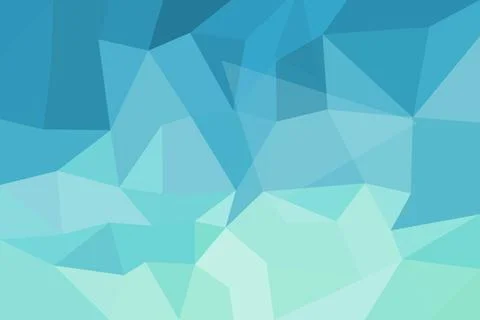 Blue geometric abstract background with polygon shapes Stock-Illustration