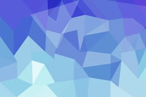 Blue geometric abstract background with polygon shapes Stock-Illustration