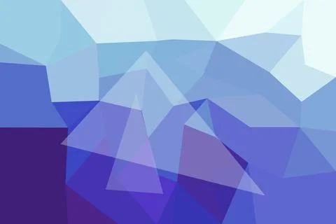 Blue geometric abstract background with polygon shapes Stock Illustration