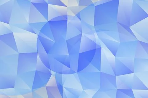 Blue geometric abstract background with polygon shapes Stock Illustration