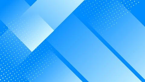 Blue Geometric Abstract Background with Transparent Layers Stockillustratie