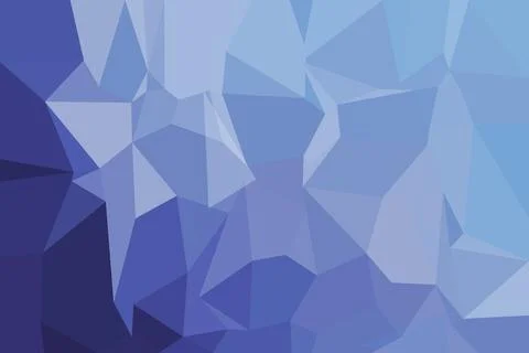 Blue geometric abstract background with triangular shapes Stock Photos