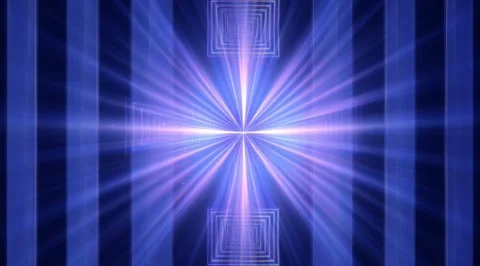 Blue geometric abstract motion background Stock Footage 331461437