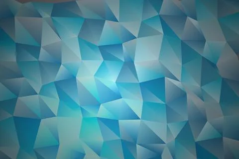 Blue geometric abstract pattern with polygons and shades Fotos de archivo
