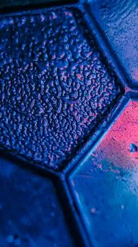 Blue Geometric Bumpy Surface Close Stock Photos
