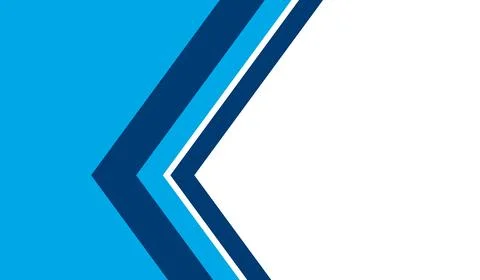 Blue Geometric Chevron Abstract Design with Transparent Background Ilustración de archivo