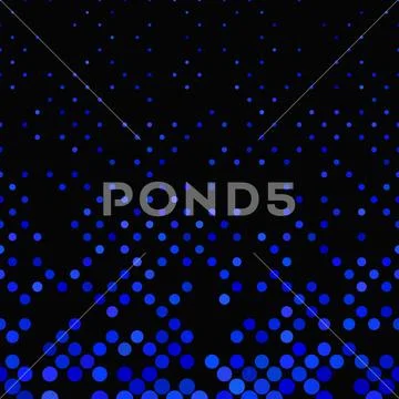Blue geometric dot pattern background - design from small dots イラスト素材