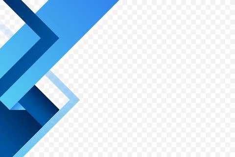 Blue geometric frame corner background vector illustration Stock Illustration