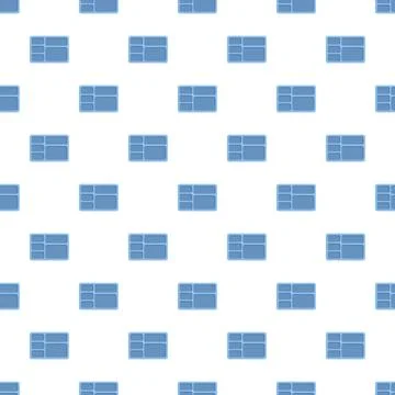 Blue geometric grid layout pattern for design Illustrazione stock