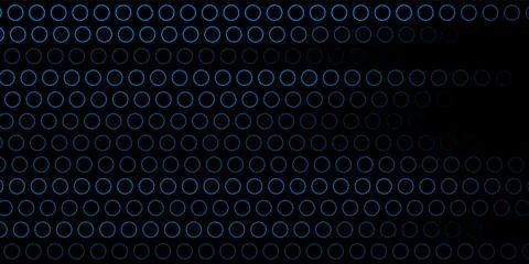 Blue geometric linear rings abstract futuristic modern background Stock Illustration