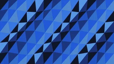 Blue Geometric Low Poly Abstract Background Stock Illustration