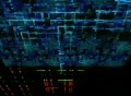 Blue Geometric Motion Graphics Loop 1 Footage