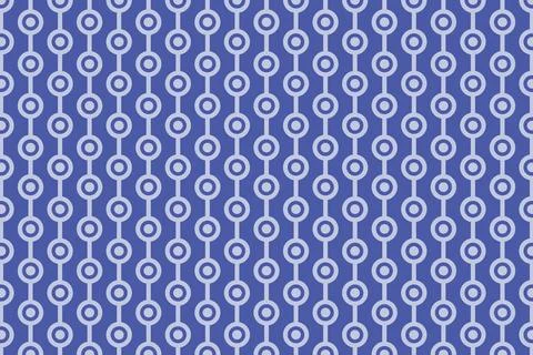 Blue geometric pattern with circle and dots on vertical lines Stock Illustration