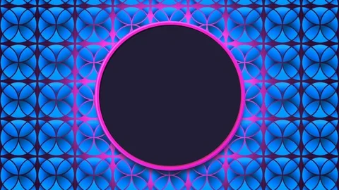 Blue geometric pattern Stock Footage 124645973