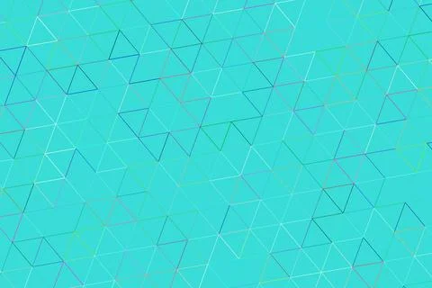 Blue geometric pattern with hexagons and lines on background Stock Illustration