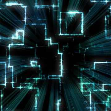 Blue Geometric Pattern イラスト素材