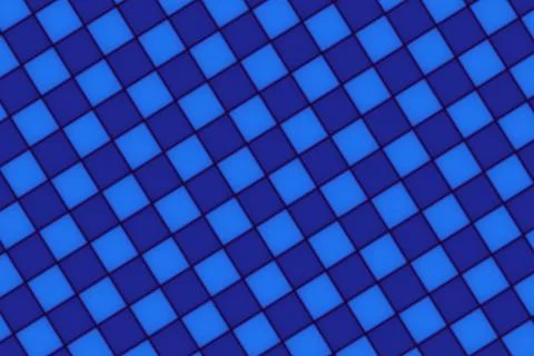 Blue geometric pattern of squares and diamonds background 스톡 일러스트