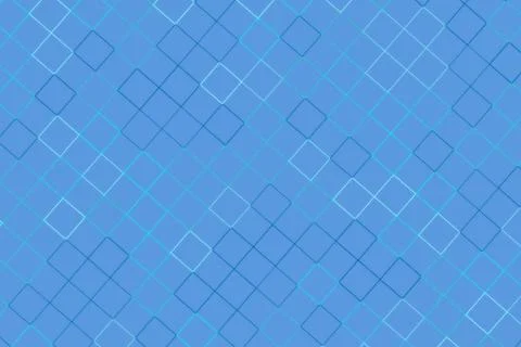 Blue geometric pattern with squares and lines background Stock Photos