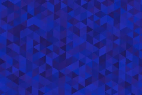 Blue geometric pattern with triangles and cubes design Stockillustratie