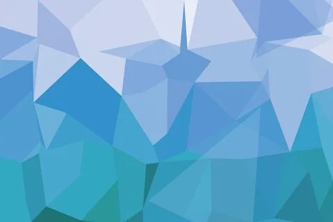 Blue geometric pattern with triangles and polygon shapes Stock Photos