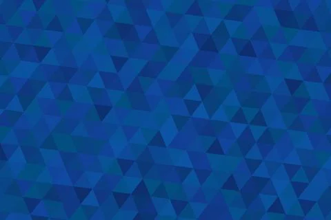 Blue geometric pattern with triangles for background design Stockillustratie