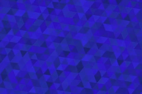 Blue geometric pattern with triangles for background design Stock Illustration