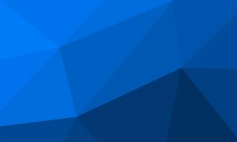 Blue Geometric Polygon Background Minimal Abstract Modern Flat Design Stock Illustration