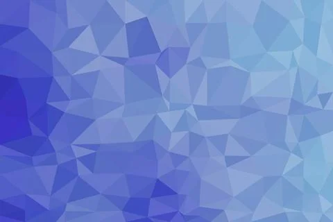 Blue geometric polygon pattern background for design Stock Illustration
